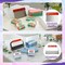 3 PCS Transparent Soap Loaf Molds with Cutters, 2 x 42 oz Clear Silicone Soap Molds with Wavy & Straight Scraper and Rectangle Soap Mold for Cold Process & Melt and Pour Soap Making